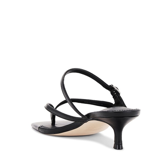 Steve Madden Jessa Heel in Black Leather SZ 8 - Picture 3 of 5